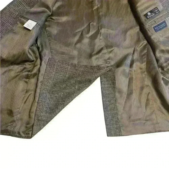 Polo University Ralph Lauren Lambs Wool Checked Sportcoat Jacket Blazer Mens 42R - Picture 11 of 11